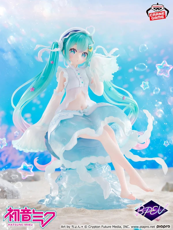 Hatsune Miku (Jellyfish) Clearluxe Banpresto Evolve Vocaloid Figure Bandai