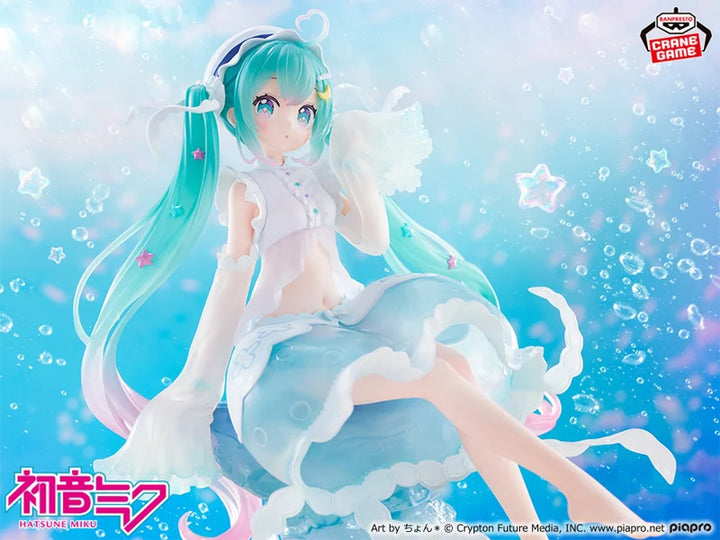 Hatsune Miku (Jellyfish) Clearluxe Banpresto Evolve Vocaloid Figure Bandai