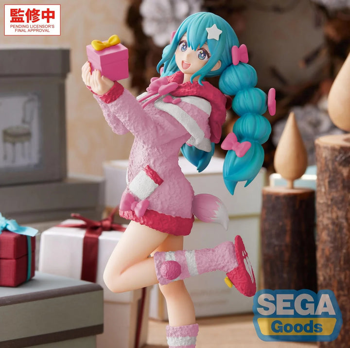 Hatsune Miku (Mokomoko Christmas Ver.) High Premium Vocaloid Figure Sega