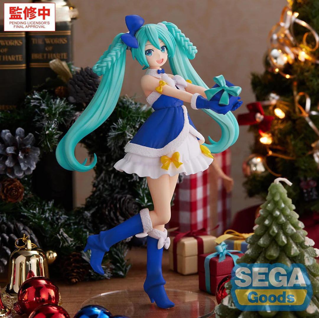 Hatsune Miku (Sapphire Christmas Ver.) High Premium Vocaloid Figure Sega