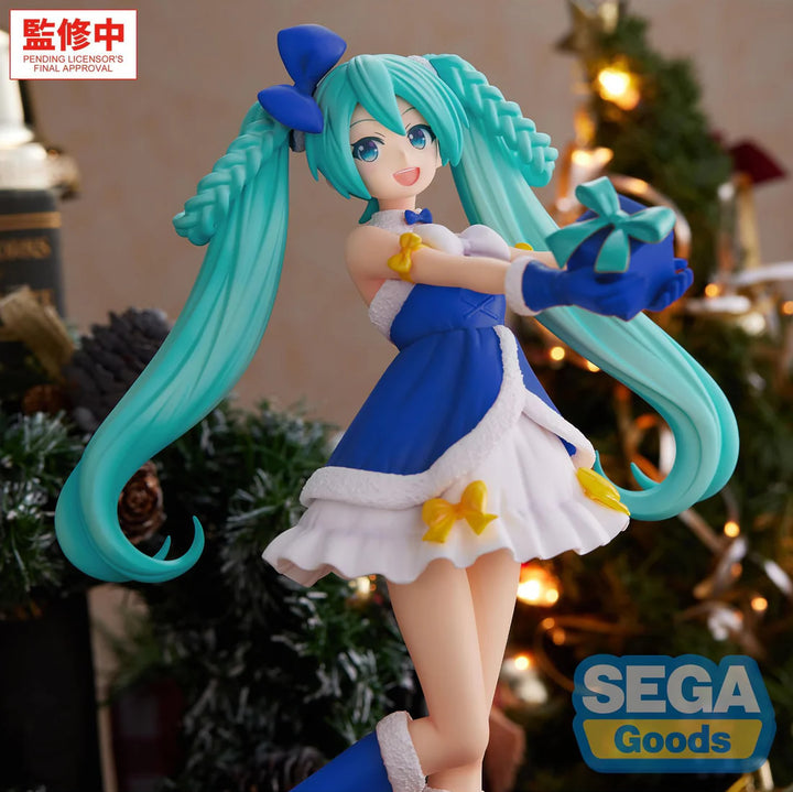 Hatsune Miku (Sapphire Christmas Ver.) High Premium Vocaloid Figure Sega