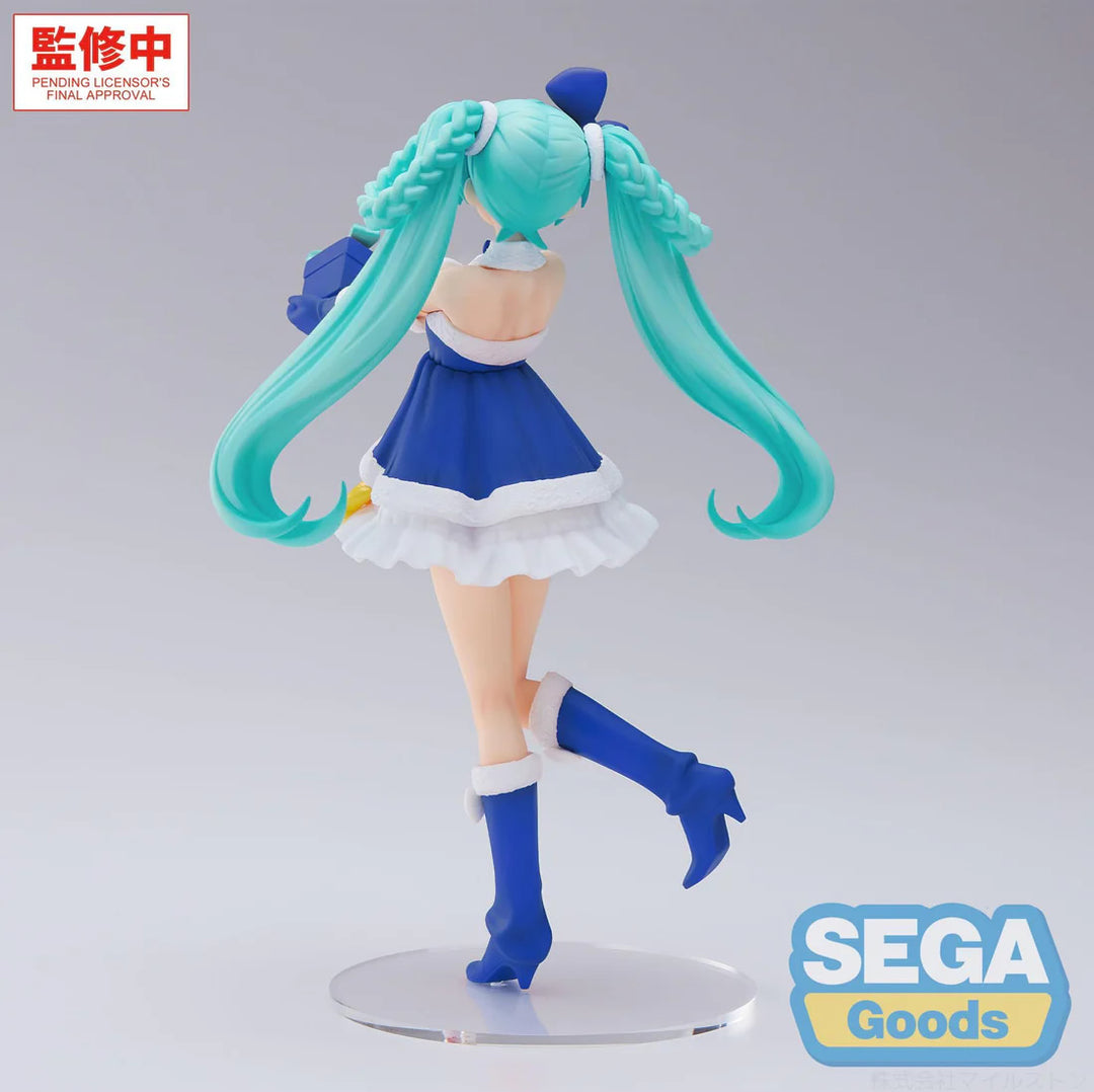 Hatsune Miku (Sapphire Christmas Ver.) High Premium Vocaloid Figure Sega