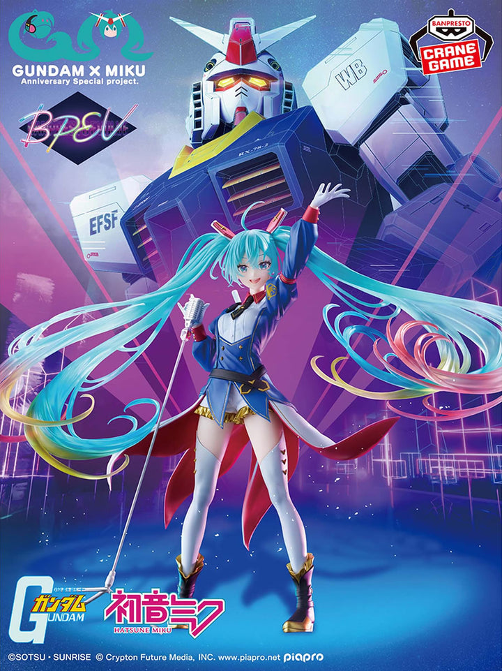 Hatsune Miku x Gundam 45th Anniversary Banpresto Evolve Gundam Collaboration