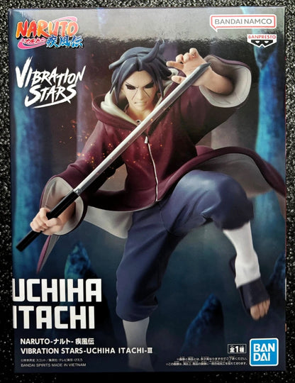 Itachi Uchiha III Vibration Stars Naruto Shippuden Figure Banpresto Bandai