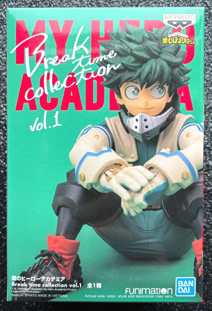 Izuku Midoriya Break Time Vol. 1 Deku My Hero Academia Figure Banpresto 