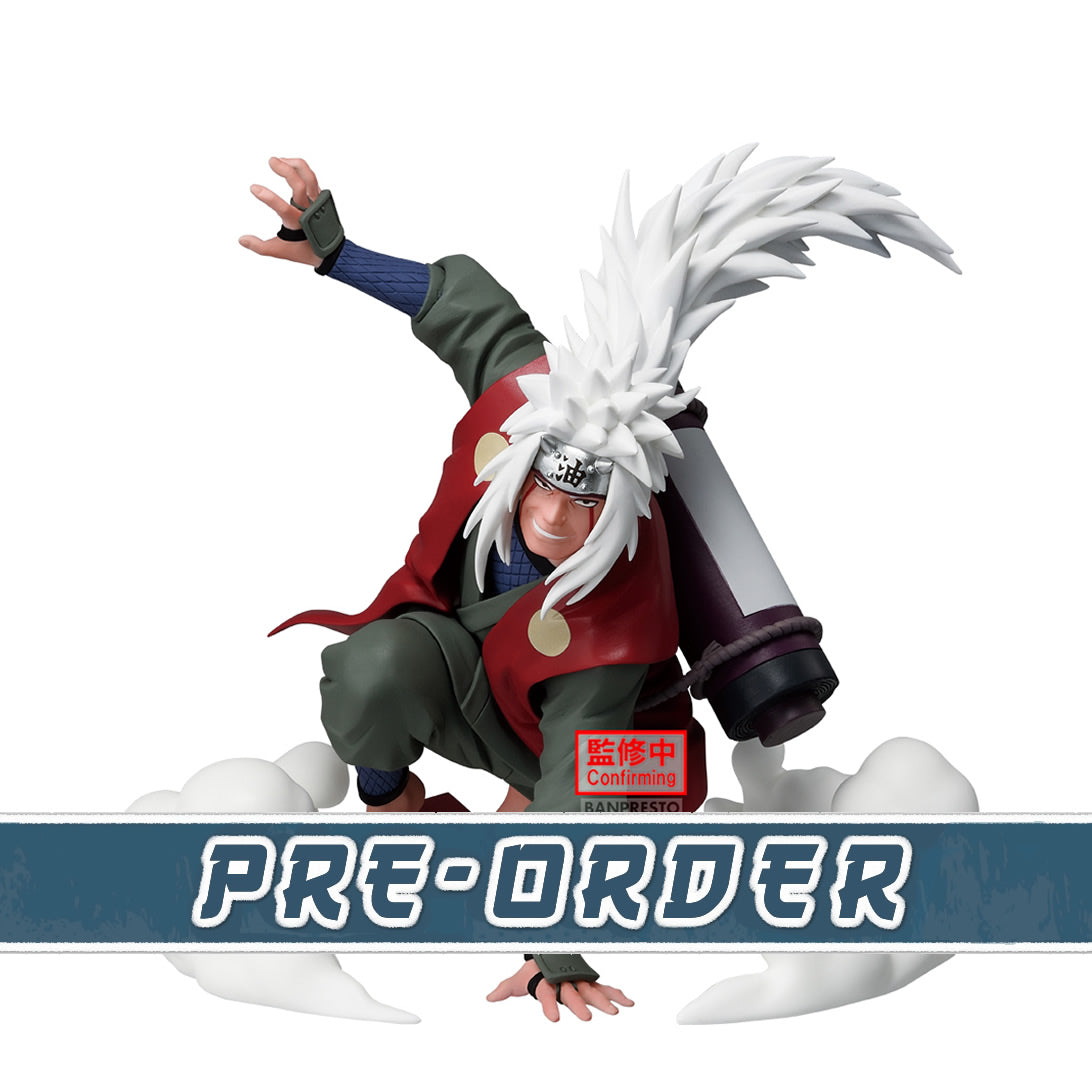 Jiraiya Naruto Summoning Jutsu Figure Pervy Sage Banpresto Bandai
