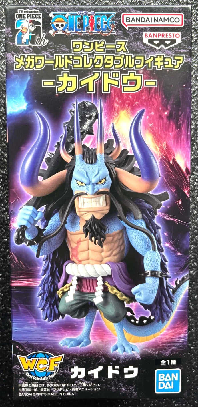 Kaido WCF World Collectable Mega Human-Beast Form One Piece Figure Banpresto Bandai
