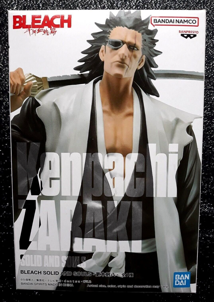 Kenpachi Zaraki Solid &amp; Souls Bleach Figure