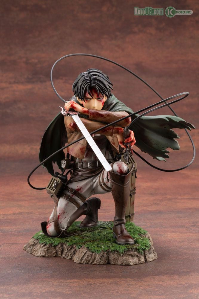 Levi ArtFX J (Fortitude Ver.) 1/7 Scale Attack on Titan Figure Kotobukiya