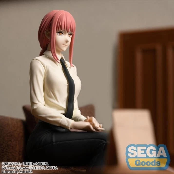 Makima Premium Perching Chainsaw Man Figure Sega
