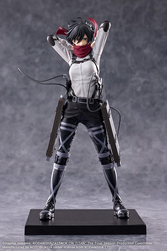 Mikasa Ackerman (The Final Season Ver.) Oshi Works Attack on Titan Figure Kotobukiya