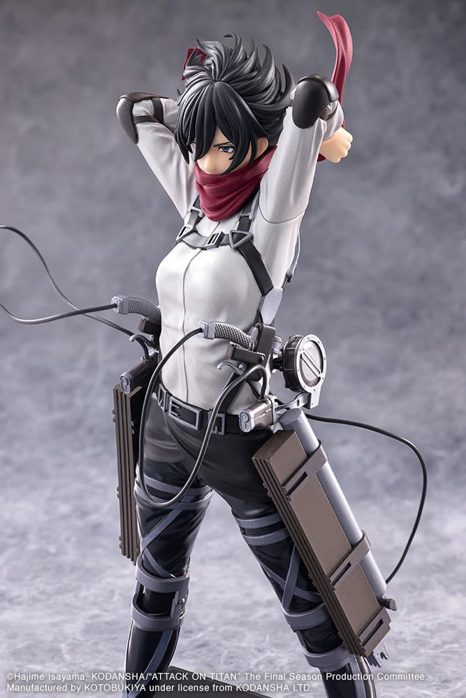Mikasa Ackerman (The Final Season Ver.) Oshi Works Attack on Titan Figure Kotobukiya