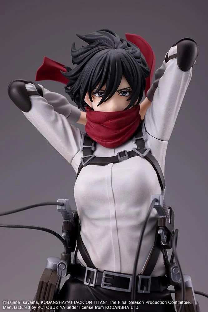 Mikasa Ackerman (The Final Season Ver.) Oshi Works Attack on Titan Figure Kotobukiya