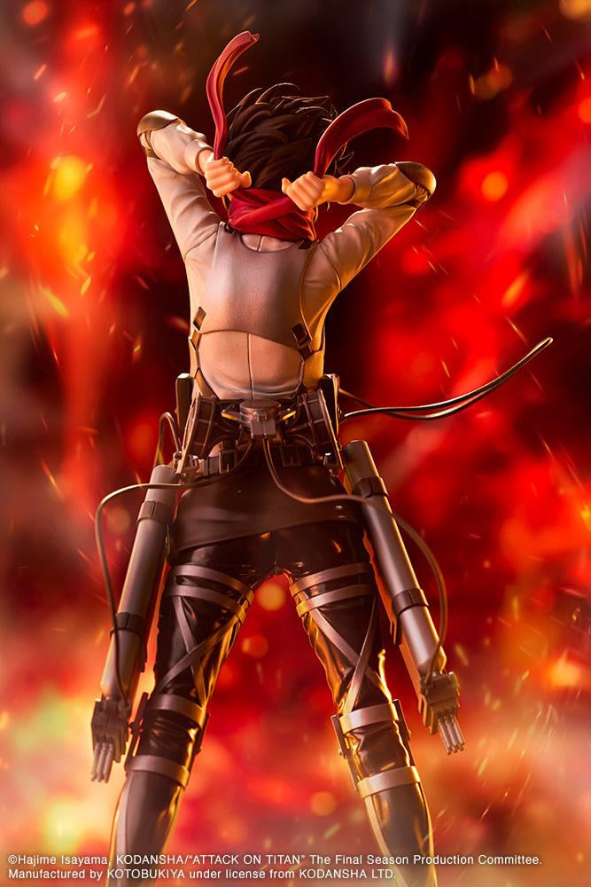 Mikasa Ackerman (The Final Season Ver.) Oshi Works Attack on Titan Figure Kotobukiya