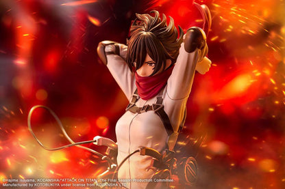 Mikasa Ackerman (The Final Season Ver.) Oshi Works Attack on Titan Figure Kotobukiya