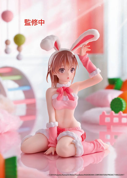 Mikoto Misaka (Fluffy Bunny Ver.) Desktop Cute Moflock A Certain Scientific Railgun Figure Taito