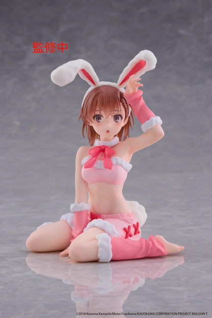 Mikoto Misaka (Fluffy Bunny Ver.) Desktop Cute Moflock A Certain Scientific Railgun Figure Taito