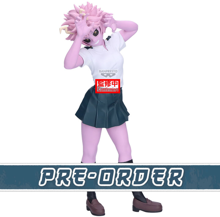 Mina Ashido Glitter &amp; Glamours My Hero Academia Figure Banpresto Bandai