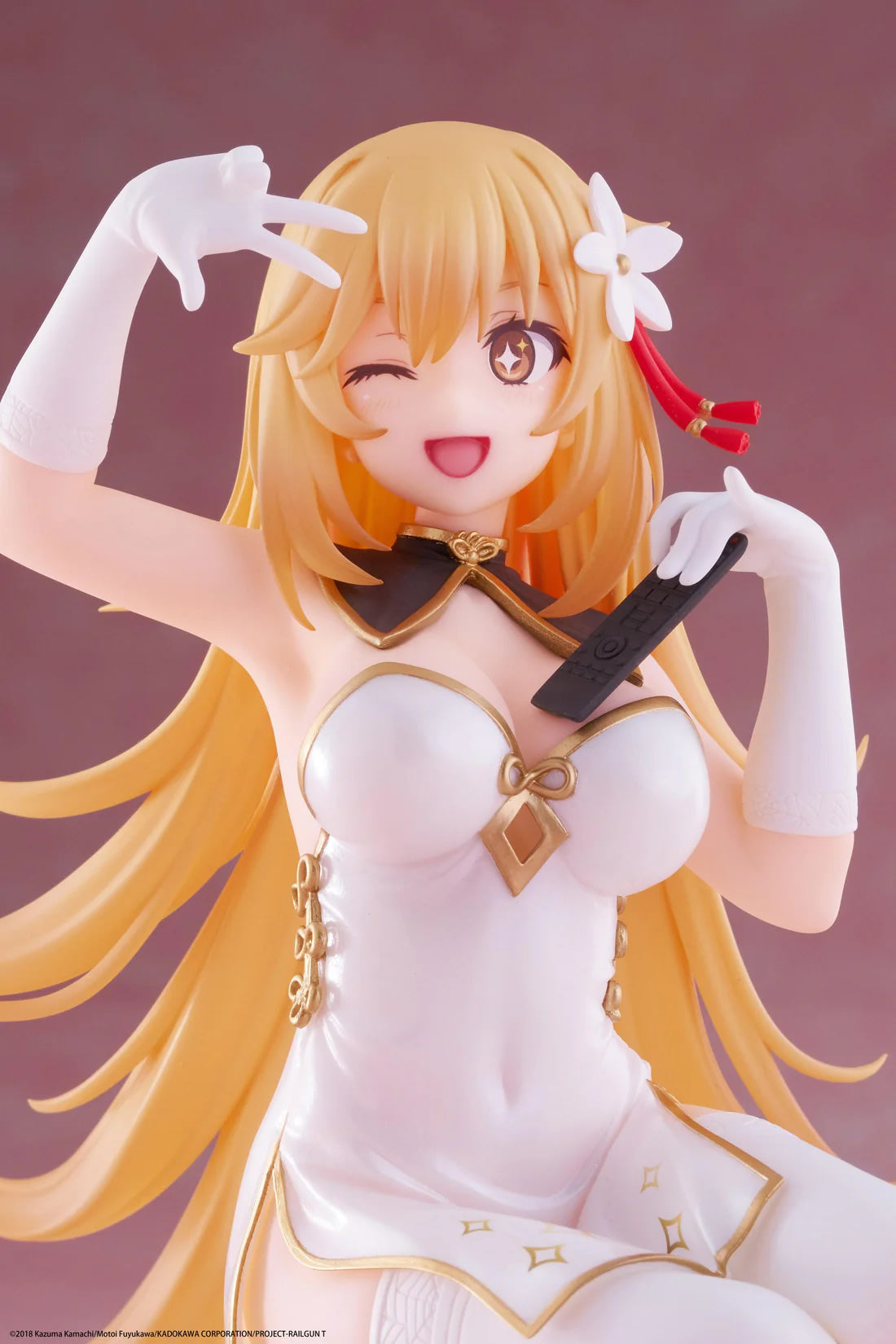 Misaki Shokuho (Chinese Dress Ver.) Desktop Cute A Certain Scientific Railgun Figure