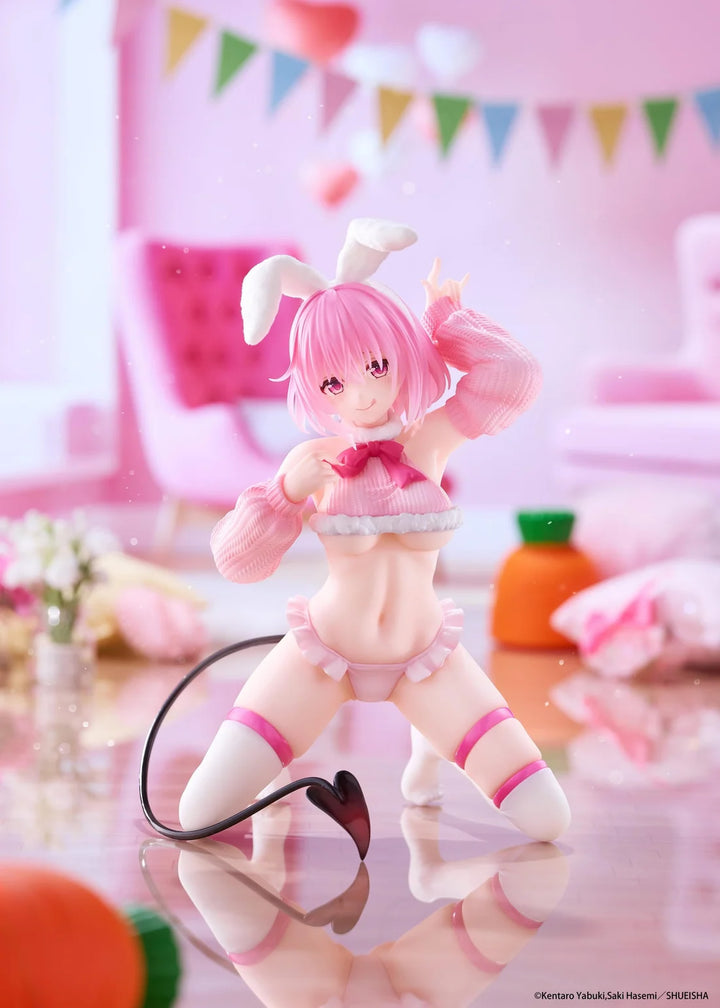 Momo Belia Deviluke (Fluffy Bunny Ver.) Moflock To Love-Ru Darkness Figure Taito