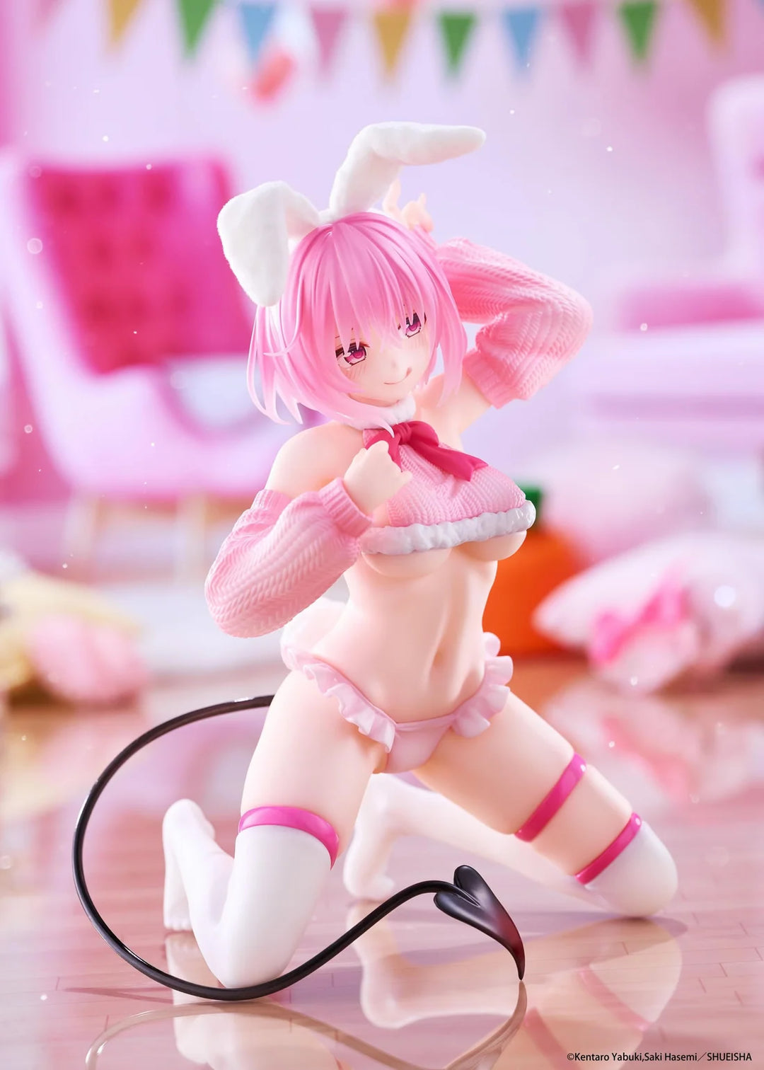 Momo Belia Deviluke (Fluffy Bunny Ver.) Moflock To Love-Ru Darkness Figure Taito