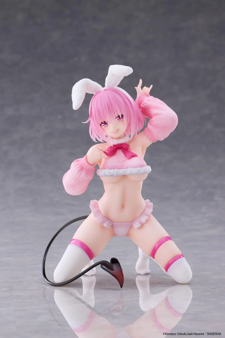 Momo Belia Deviluke (Fluffy Bunny Ver.) Moflock To Love-Ru Darkness Figure Taito