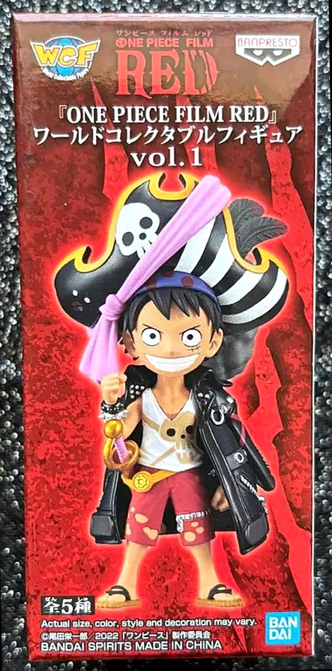 Monkey D. Luffy WCF World Collectable Figure (A) One Piece Film Red Banpresto Bandai