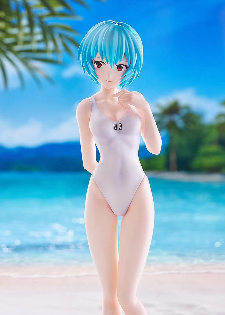 Rei Ayanami (One-Piece Style) Pop Up Parade L Beach Queens Rebuild of Evangelion Figure Good Smile Company