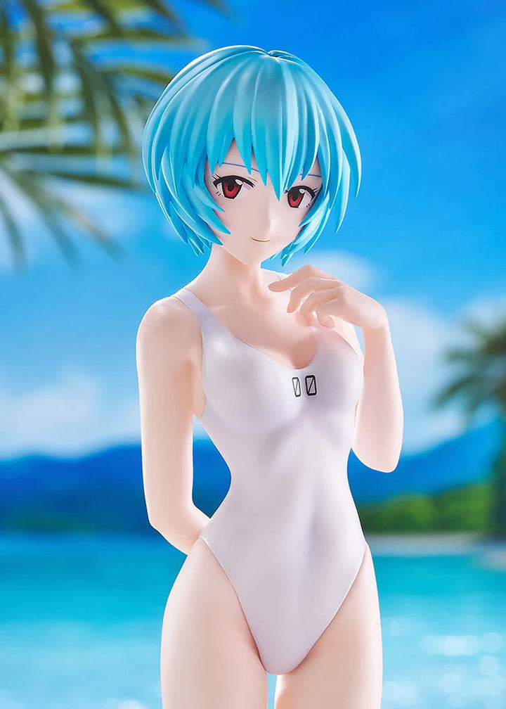 Rei Ayanami (One-Piece Style) Pop Up Parade L Beach Queens Rebuild of Evangelion Figure Good Smile Company