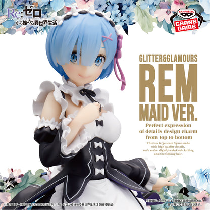 Rem (Maid Ver.) Glitter & Glamours Re:Zero Starting Life in Another World Figure