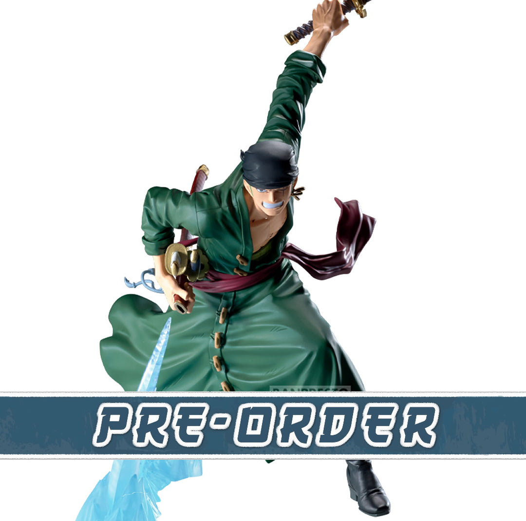 Roronoa Zoro Maximatic Plus One Piece Figure Banpresto Bandai