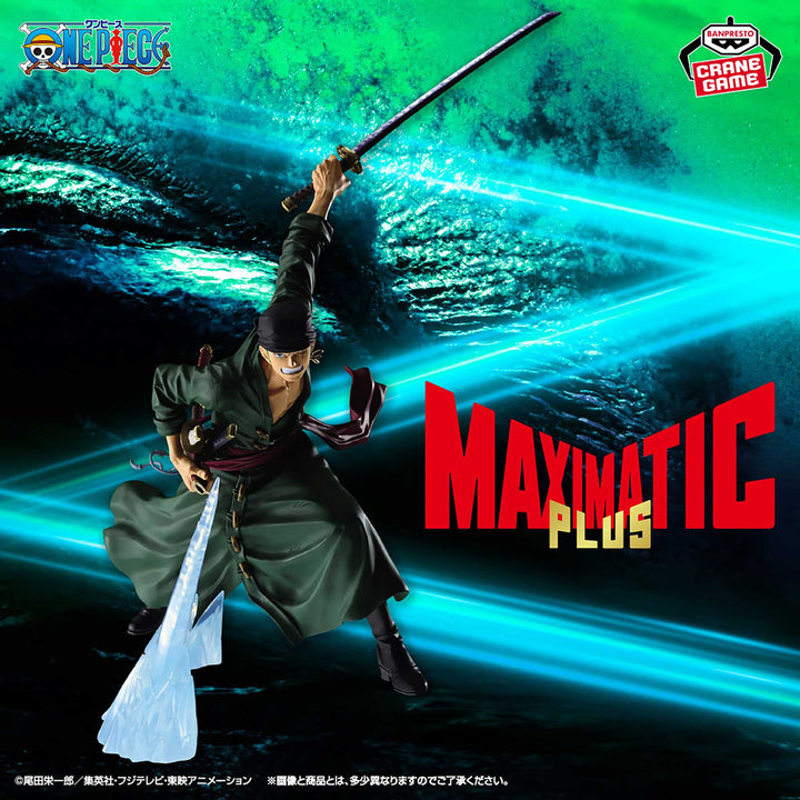 Roronoa Zoro Maximatic Plus One Piece Figure Banpresto Bandai