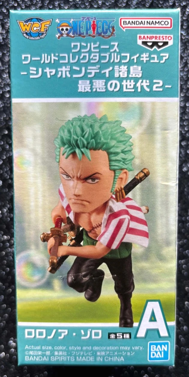 Roronoa Zoro WCF Sabaody Island The Worst Generation 2 World Collectable Mini-Figure (A) One Piece