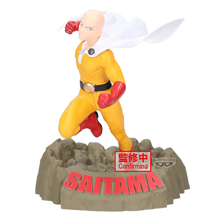 Saitama Crash Base One-Punch Man Figure Banpresto Bandai