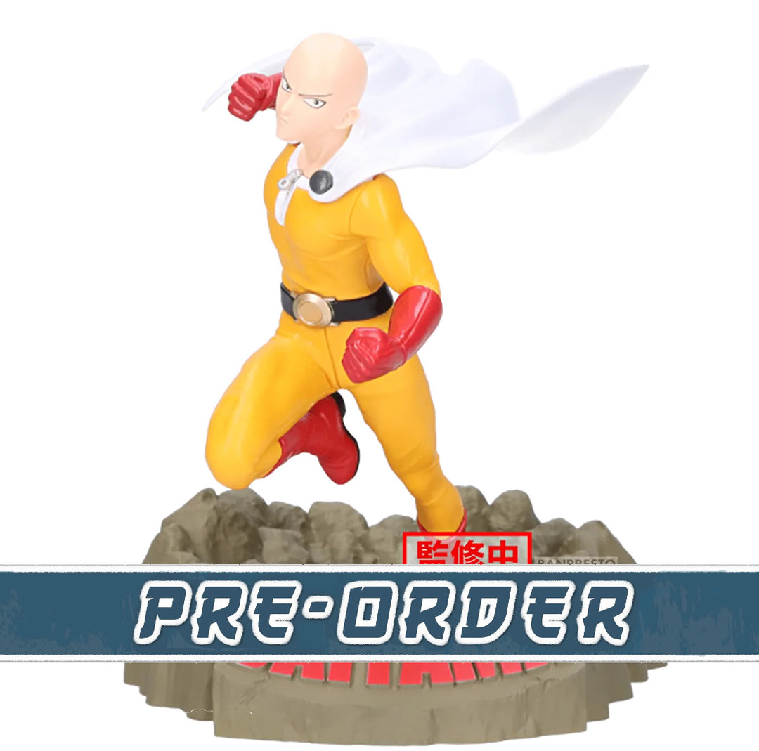 Saitama Crash Base One-Punch Man Figure Banpresto Bandai