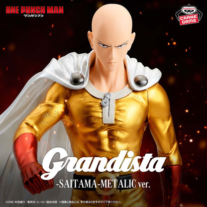 Saitama (Metallic Ver.) Grandista One-Punch Man Figure Banpresto Bandai