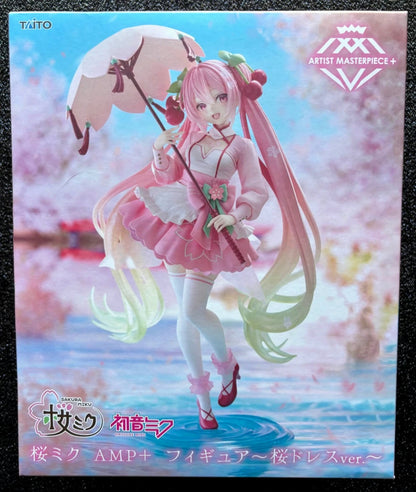 Sakura Miku (Sakura Dress Ver.) AMP+ Figure Hatsune Miku Vocaloid Figure