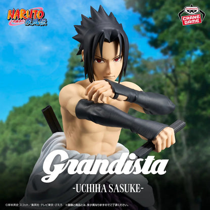 Sasuke Uchiha Grandista Naruto Shippuden Figure Banpresto Bandai