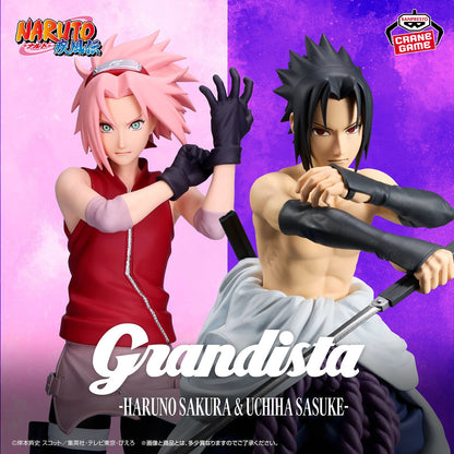 Sasuke Uchiha Grandista Naruto Shippuden Figure Banpresto Bandai