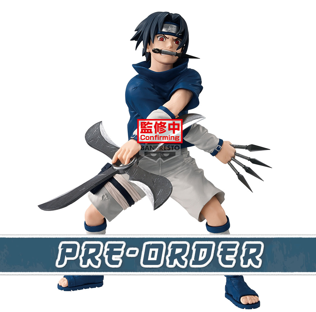 Sasuke Uchiha Naruto Figure Banpresto Bandai-Namco
