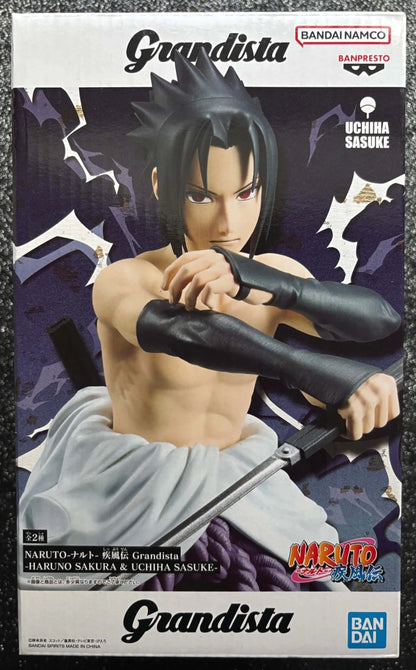 Sasuke Uchiha Grandista Naruto Shippuden Figure Banpresto Bandai
