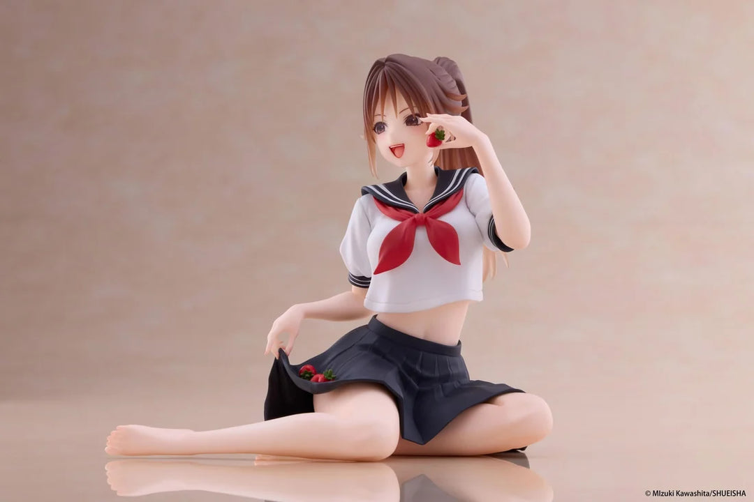 Satsuki Kitaoji (School Uniform Ver.) Desktop Cute Strawberry 100% Figure Taito