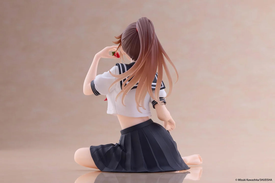 Satsuki Kitaoji (School Uniform Ver.) Desktop Cute Strawberry 100% Figure Taito