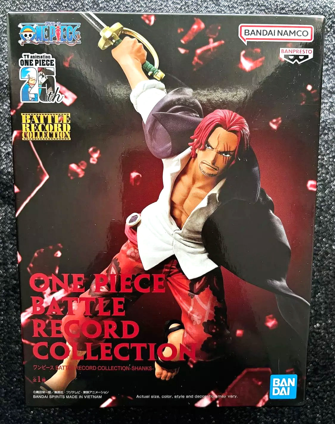 Mô Hình Chính Hãng SHANKS Tóc Đỏ Battle Record Collection - ONE PIECE