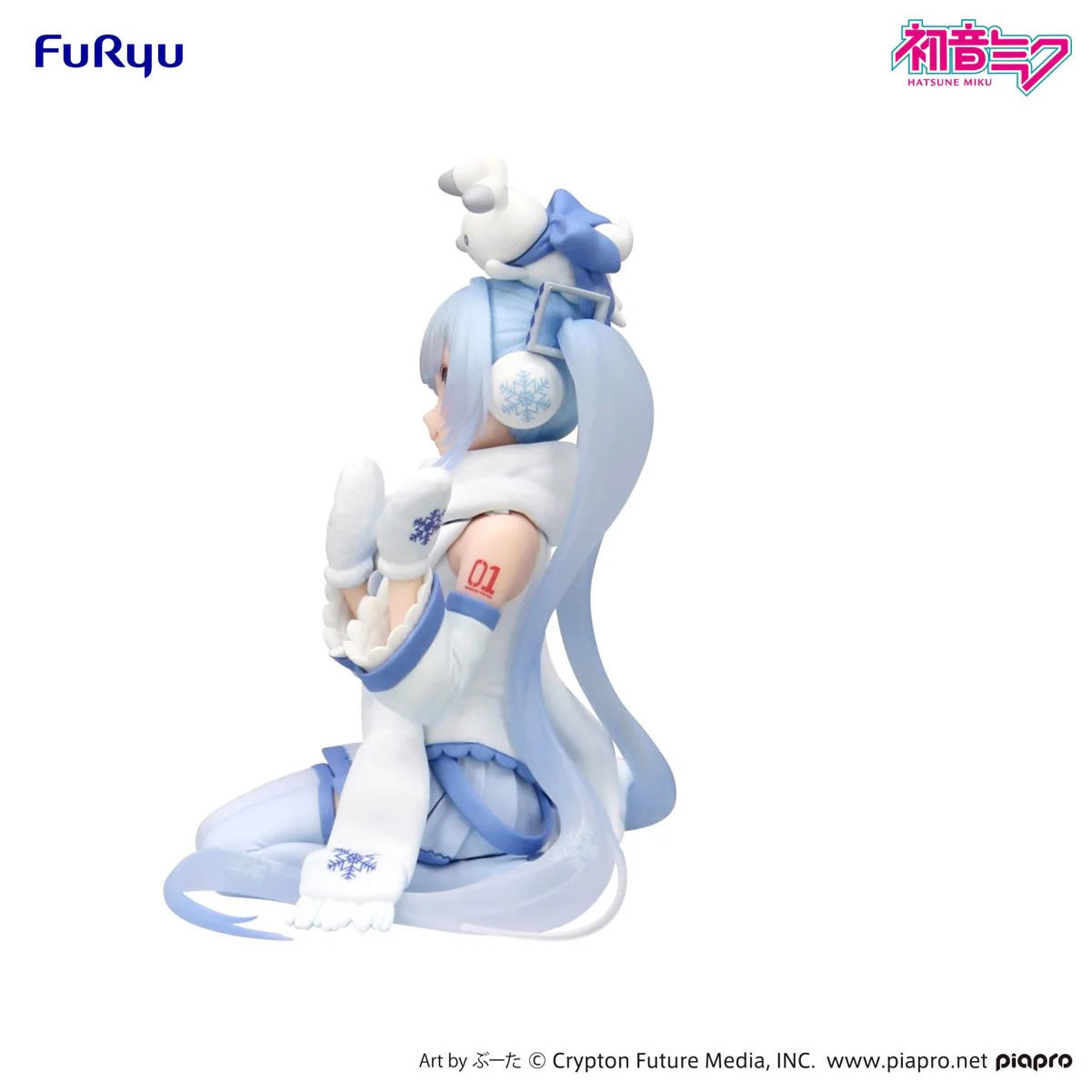 Snow Miku (Sky Town 10th Ver.) Noodle Stopper Hatsune Miku Vocaloid Figure FuRyu