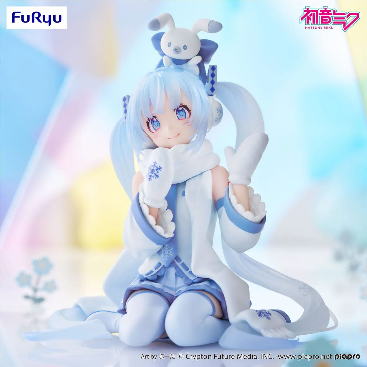 Snow Miku (Sky Town 10th Ver.) Noodle Stopper Hatsune Miku Vocaloid Figure FuRyu