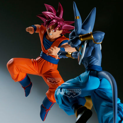 Super Saiyan God Son Goku (Vs. Beerus) Match Makers Dragon Ball Super Figure Banpresto Bandai