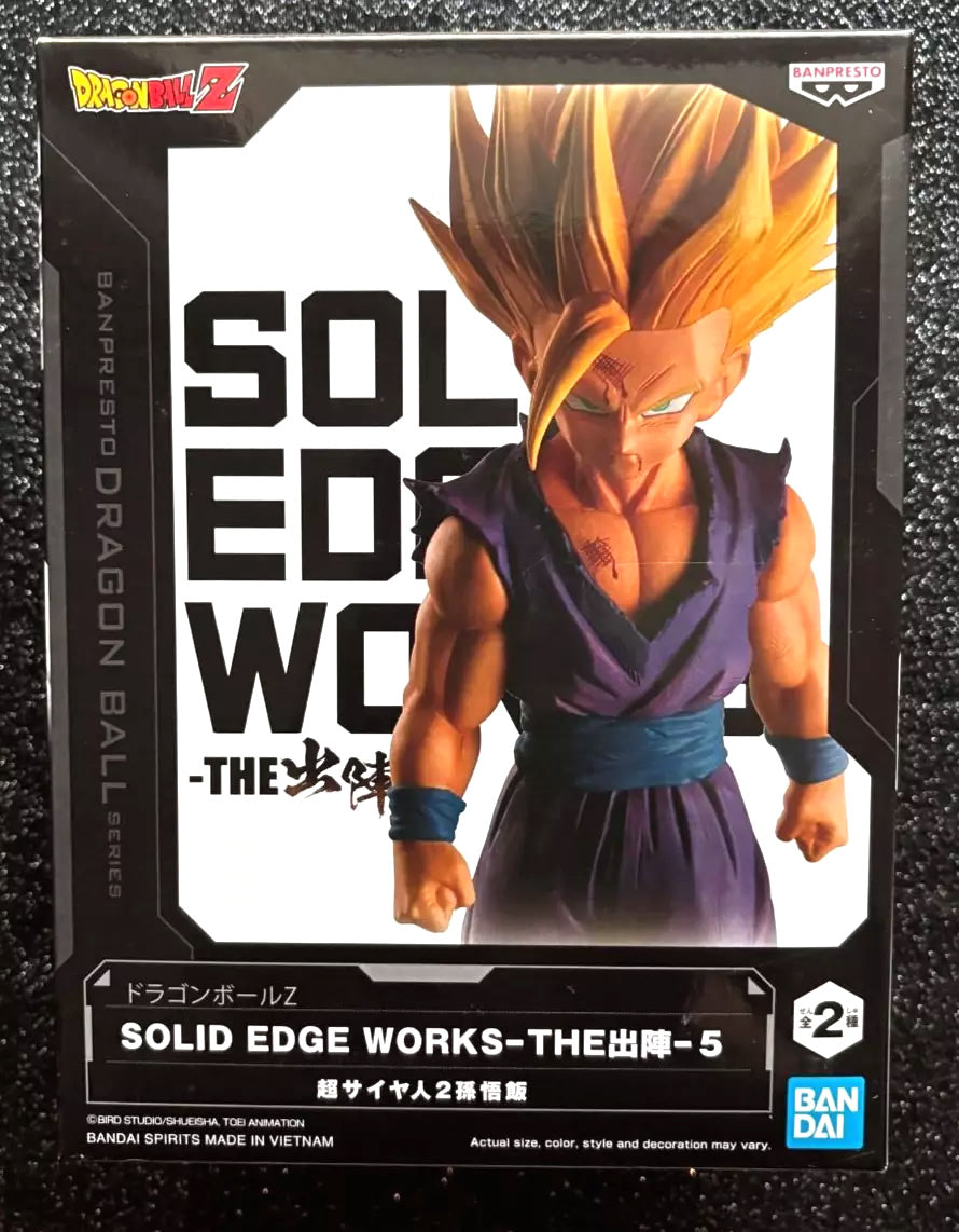 Super Saiyan 2 Son Gohan Solid Edge Works Dragon Ball Z Figure Banpresto Bandai