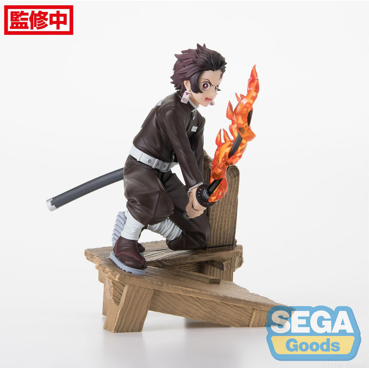 Tanjiro &amp; Genya Xross Link Swordsmith Village Arc Demon Slayer Figures Sega