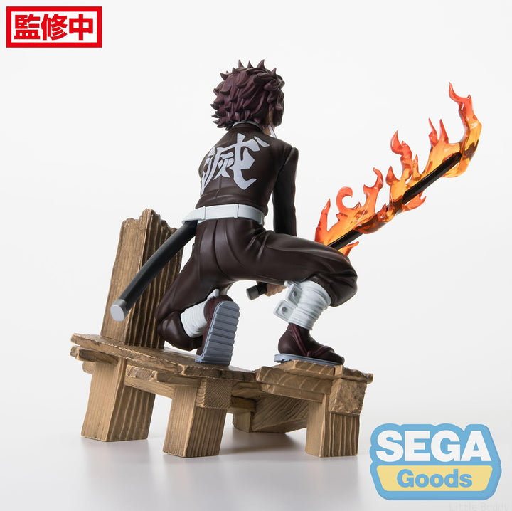 Tanjiro &amp; Genya Xross Link Swordsmith Village Arc Demon Slayer Figures Sega